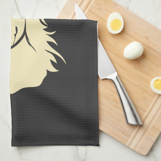 Pferde Geschirrtuch (Viertel Falte)