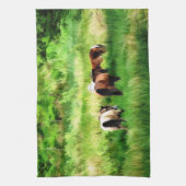 PFERDE GESCHIRRTUCH (Vertikal)