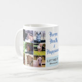 Pferde Gesundheit und Glück - Herde Kaffeetasse (Vorderseite Links)