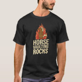 Pferde Gewölbefelsen Reittiere Gewölbe T-Shirt (Vorderseite)
