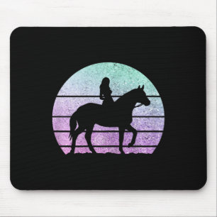 Pferde Girl Horseback Reitsport Reiten Mousepad