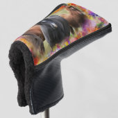 Pferde Golf Headcover (3/4 Vorderseite)