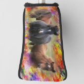 Pferde Golf Headcover (Rotieren 90)