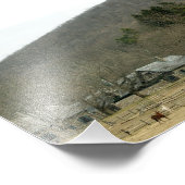 Pferde Grau 7x5 Fotografie (Ecke)