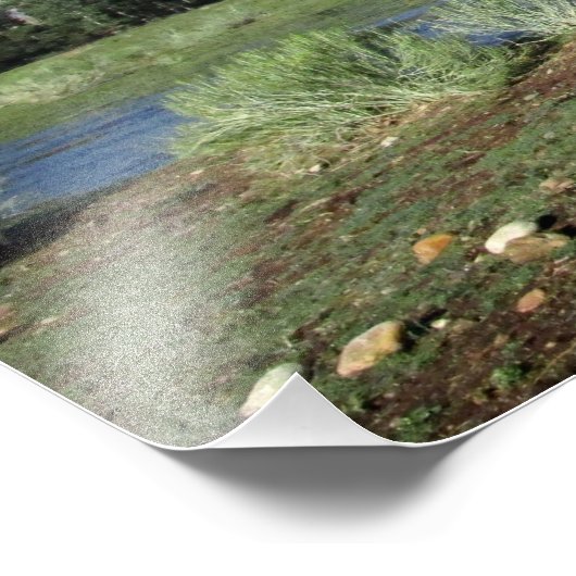 Pferde Grazing unter den Sierra Nevada Fotodruck (Ecke)