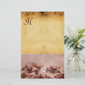 PFERDE GRAZPARKMENT MONOGRAMM BROWSEE BRIEFPAPIER (Stehend Vorderseite)