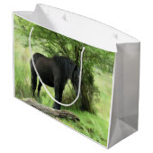 PFERDE GROßE GESCHENKTÜTE (Rückseite Schrägansicht)