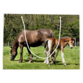 PFERDE GROßE GESCHENKTÜTE (Rückseite)