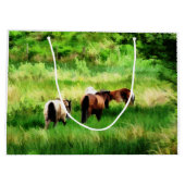 PFERDE GROßE GESCHENKTÜTE (Rückseite)