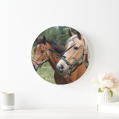 Pferde Große Wanduhr (Zuhause)