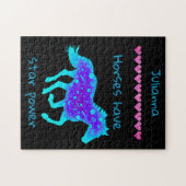 Pferde haben einen Star-Power Puzzle (Horizontal)