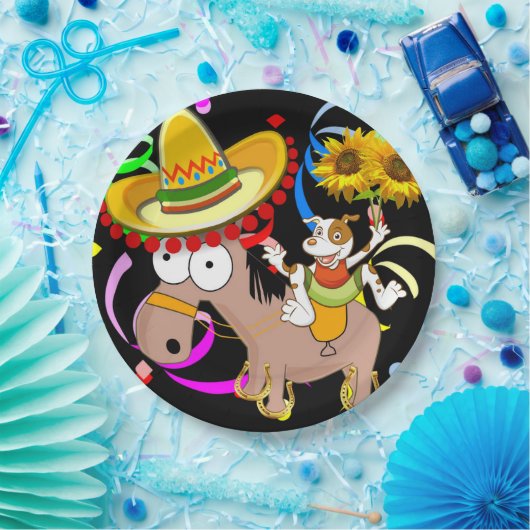 Pferde Happy Birthday Paper Teller (Party)