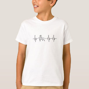 Pferde Heartbeat Rider Pulse Ponny T-Shirt