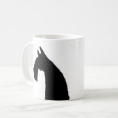 Pferde Herausforderung Kaffeetasse (Vorderseite Links)