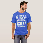 Pferde Hobby Retro T-Shirt (Vorne ganz)