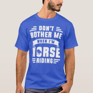 Pferde Hobby Retro T-Shirt