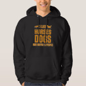 Pferde Hunde Hoodie (Vorderseite)
