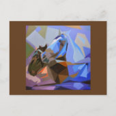 Pferde II Postkarte (Vorderseite)