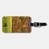 Pferde im Herbst Gepäckanhänger (Vorderseite horizontal)