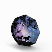 Pferde im Mondschein Kunst der Feinschmeckerei Fotoblock (Rechts)