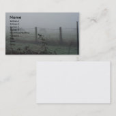 Pferde im Nebel Visitenkarte (Vorne/Hinten)