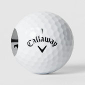 Pferde im Schnee cwb gbcnm Golfball (Logo)