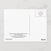 "Pferde im Schnee" Postkarte (Rückseite)