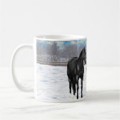 Pferde im Schwarzwald Kaffeetasse (Links)