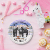 Pferde im Schwarzwald Pappteller (Party)