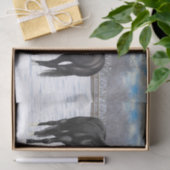 Pferde im Schwarzwald Seidenpapier (Geschenk)