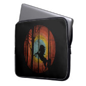 PFERDE IM WALD LAPTOPSCHUTZHÜLLE (Vorderseite Links)