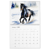 Pferde in den Farben Aquarellpferde Liebhaber Gesc Kalender (Jan 2027)