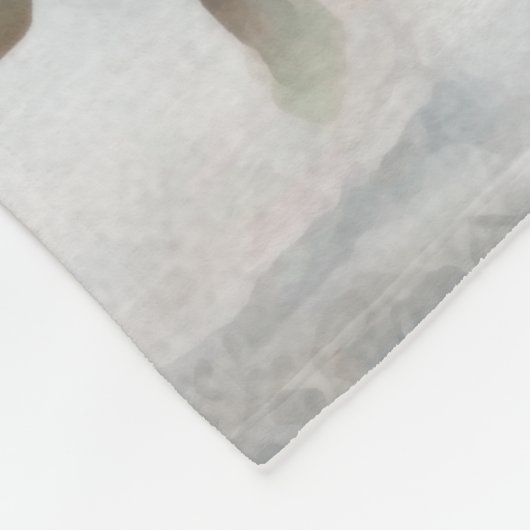 Pferde in den Wolken Fleecedecke (Ecke)