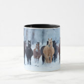 Pferde in der Kälte Tasse (Zentrum)