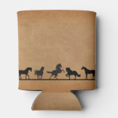 PFERDE IN DER SILHOUETTE DOSENKÜHLER (Rückseite)