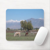 Pferde in der Weide Mousepad (Mit Mouse)