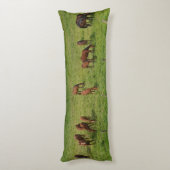 Pferde in der Weide Seitenschläferkissen (Rückseite (Vertikal))