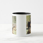 Pferde in der Weide Tasse (Zentrum)
