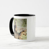 Pferde in der Weide Tasse (Vorderseite Links)