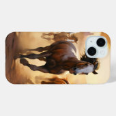 Pferde in der Wüste Case-Mate iPhone Hülle (Rückseite (Horizontal))