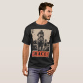 Pferde in der Wüstenlandschaft reiten T-Shirt (Vorne ganz)