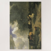 Pferde in einem Regensturm (Pferde) Puzzle (Vertikal)