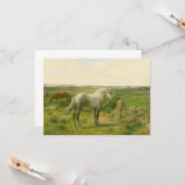 Pferde in Meeresnähe (von Rosa Bonheur) Karte (Vorderseite/Rückseite Beispiel)