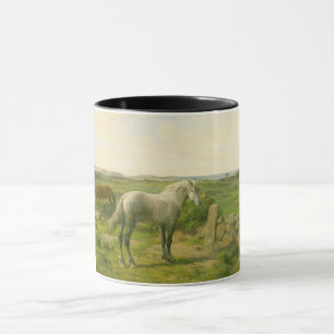 Pferde in Meeresnähe (von Rosa Bonheur) Tasse