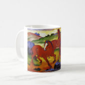 Pferde IV (die roten Pferde) durch Franz Marc Kaffeetasse (Vorderseite Links)