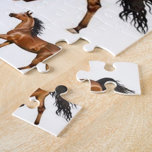 Pferde Jigsaw Puzzle (Seite)