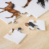 Pferde Jigsaw Puzzle (Seite)