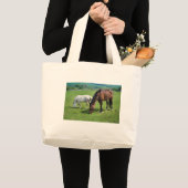 Pferde Jumbo Stoffbeutel (Vorderseite (Produkt))