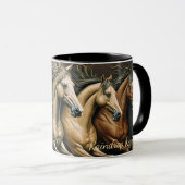 Pferde Kaffeetasse (VorderseiteRechts)