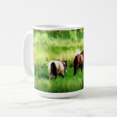 PFERDE KAFFEETASSE (Vorderseite Links)